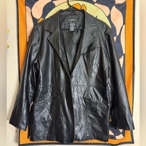 Outbrook Faux Leather Coat